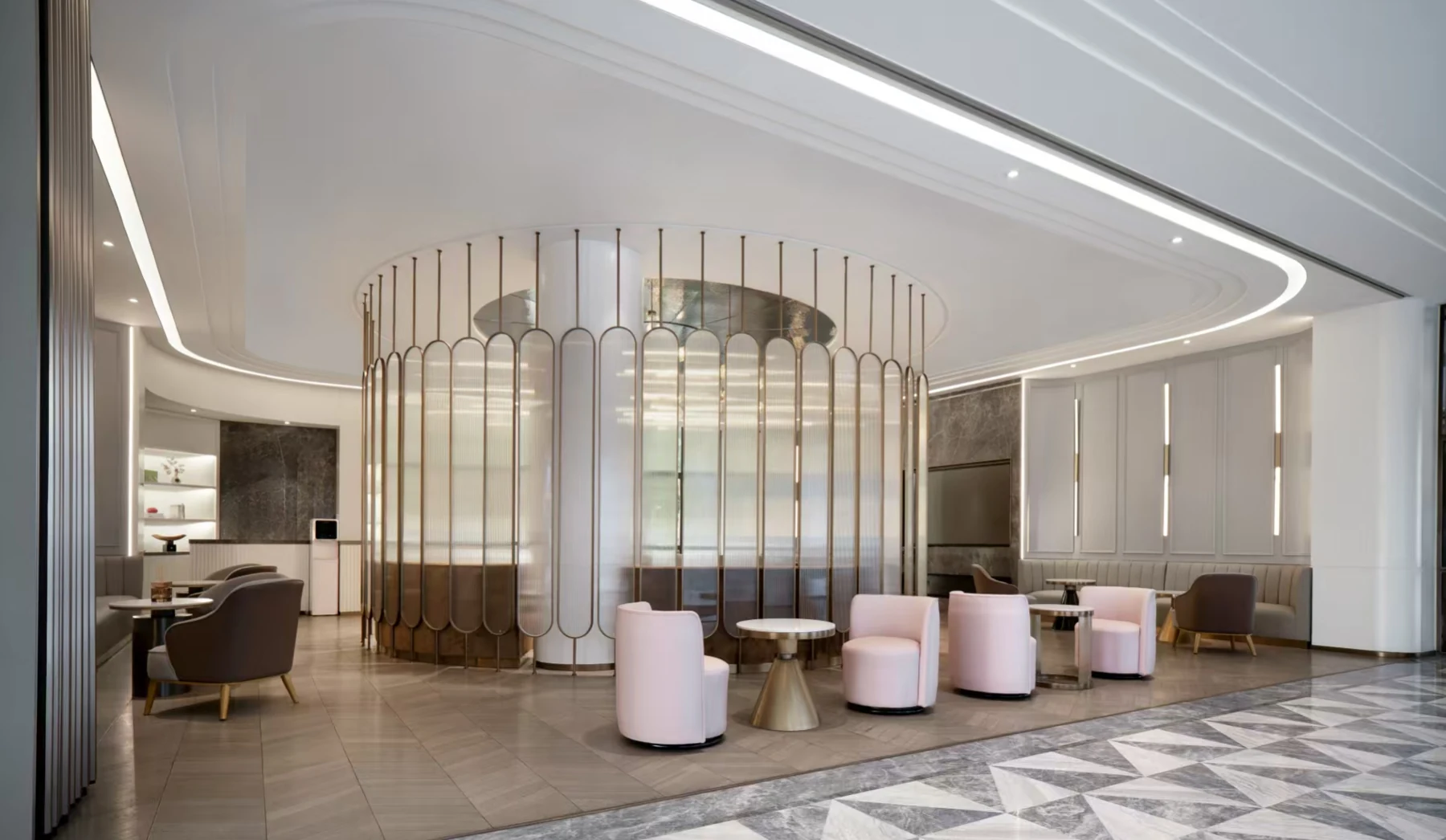 Hospital lounge at LUCIA SHANGHAI, supplied hospital photograph